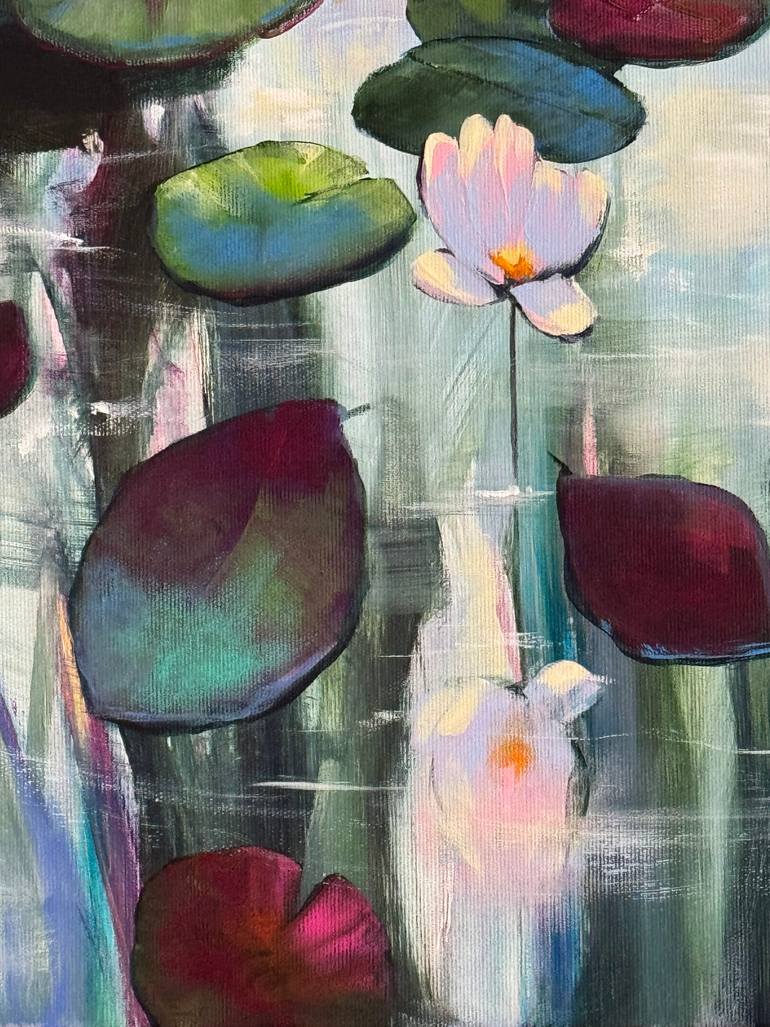 Original Contemporary Floral Painting by Sandra Gebhardt-Hoepfner