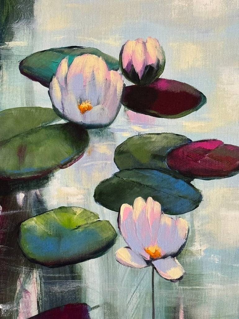 Original Contemporary Floral Painting by Sandra Gebhardt-Hoepfner
