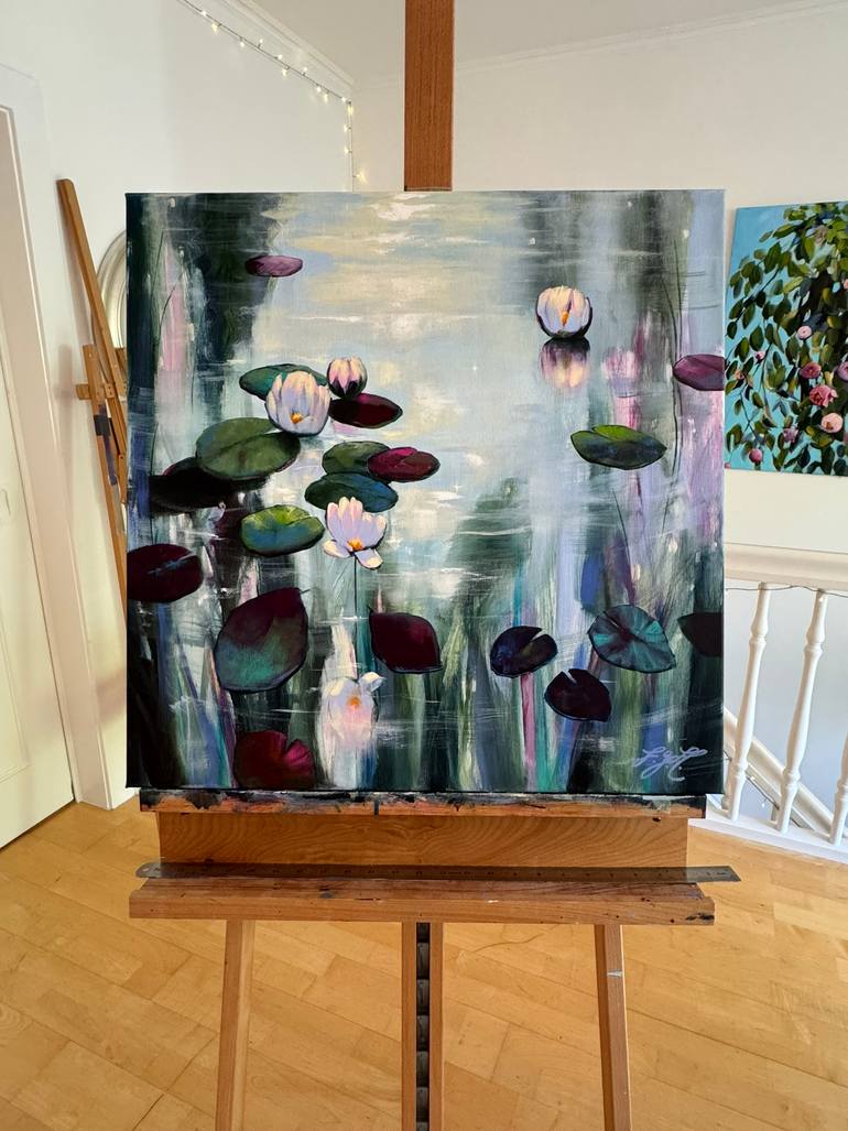 Original Contemporary Floral Painting by Sandra Gebhardt-Hoepfner