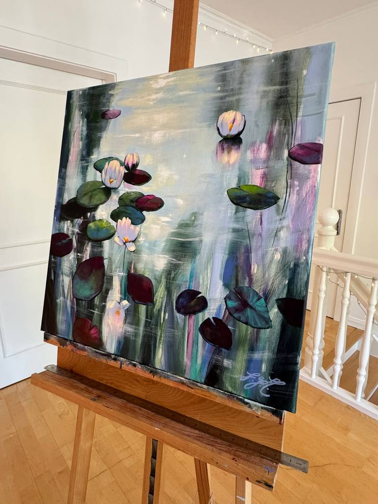 Original Contemporary Floral Painting by Sandra Gebhardt-Hoepfner