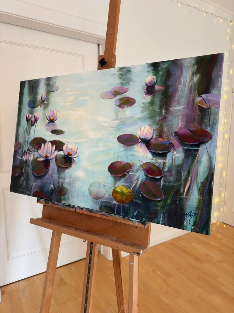 Original Contemporary Floral Painting by Sandra Gebhardt-Hoepfner