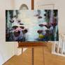 On my easel in my studio