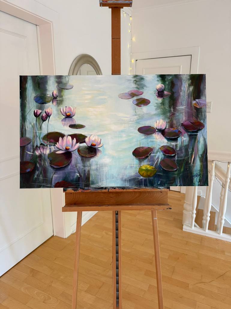 Original Contemporary Floral Painting by Sandra Gebhardt-Hoepfner
