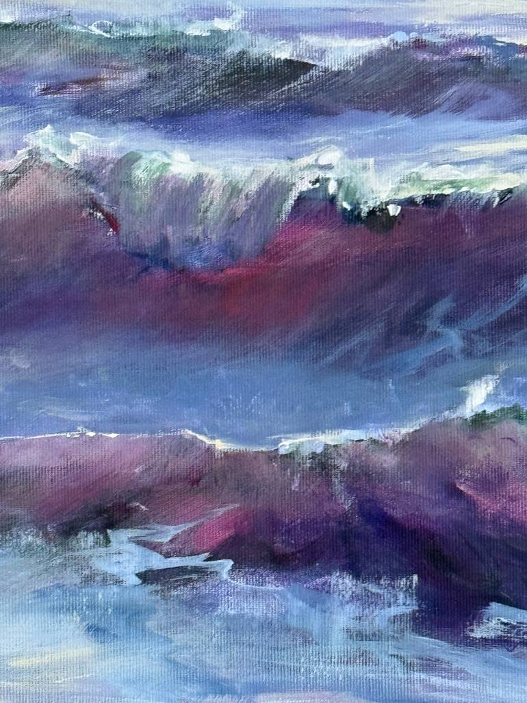 Original Impressionism Seascape Painting by Sandra Gebhardt-Hoepfner