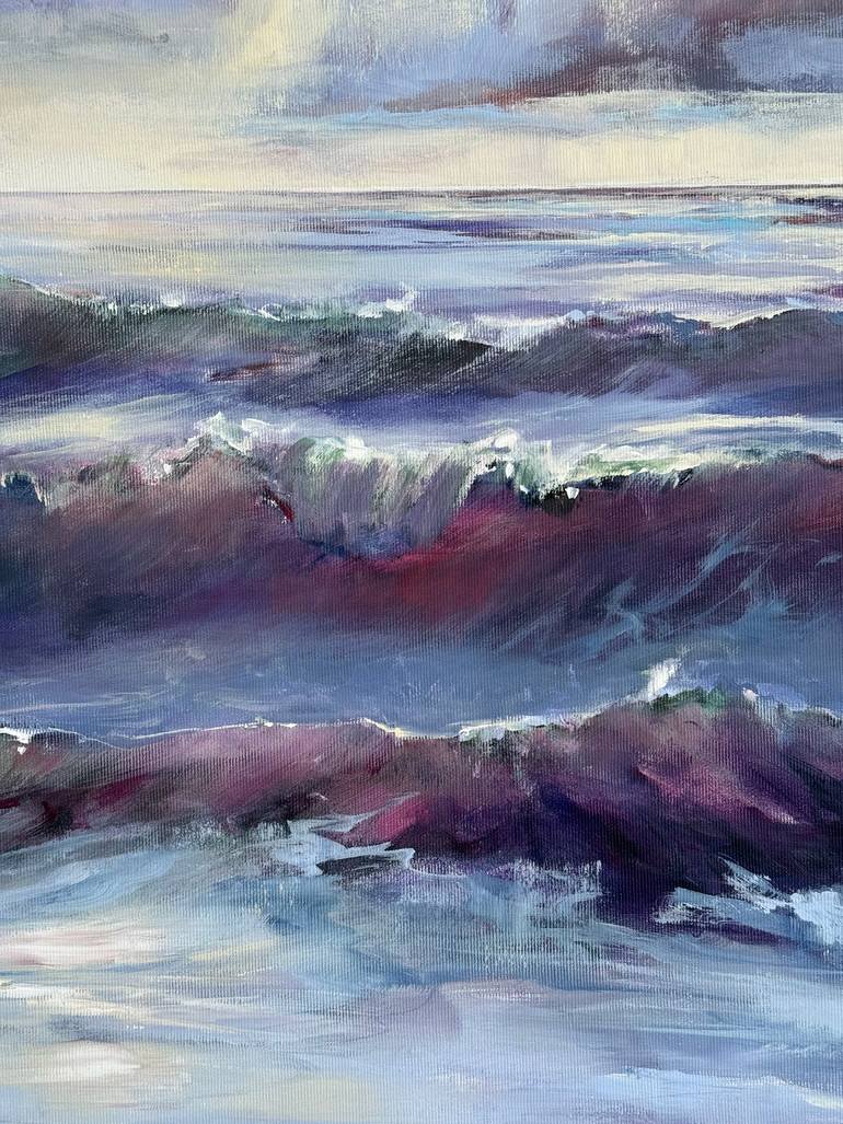 Original Impressionism Seascape Painting by Sandra Gebhardt-Hoepfner