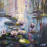 Light & Water Lilies 1 by Sandra Gebhardt-Hoepfner