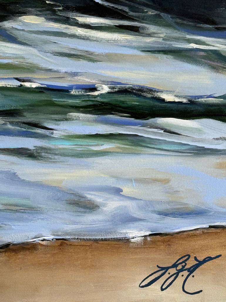 Happy At The Ocean 5 Painting by Sandra Gebhardt-Hoepfner | Saatchi Art
