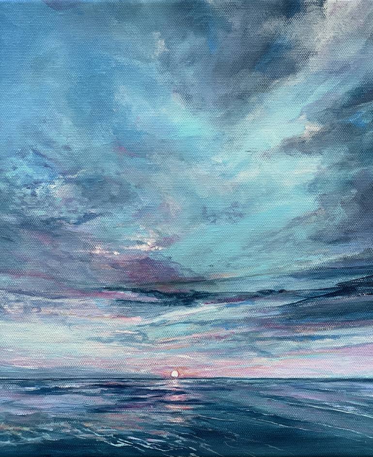 Original Fine Art Seascape Painting by Sandra Gebhardt-Hoepfner