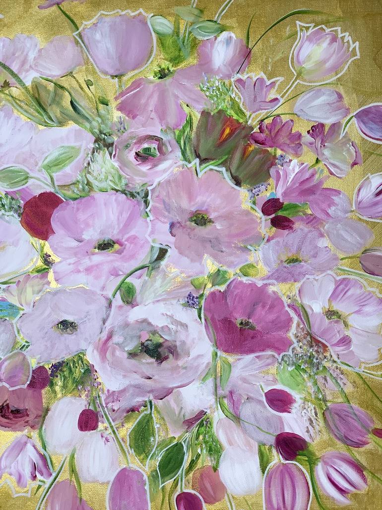 Original Floral Painting by Sandra Gebhardt-Hoepfner