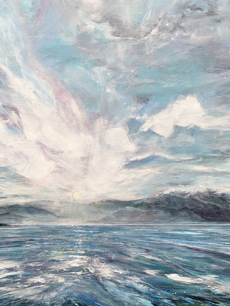 Original Impressionism Seascape Painting by Sandra Gebhardt-Hoepfner