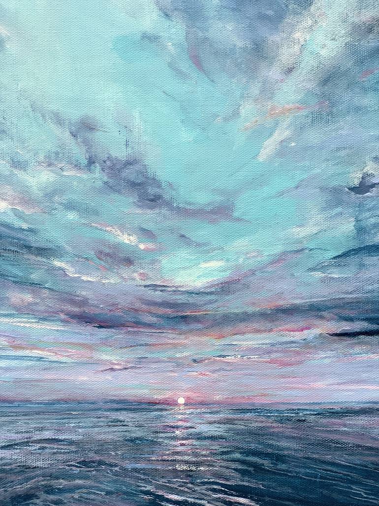 Original Impressionism Seascape Painting by Sandra Gebhardt-Hoepfner