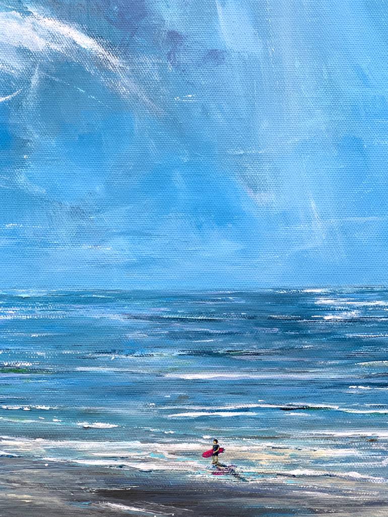 Original Fine Art Seascape Painting by Sandra Gebhardt-Hoepfner