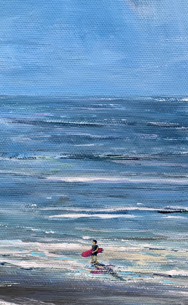 Original Fine Art Seascape Painting by Sandra Gebhardt-Hoepfner