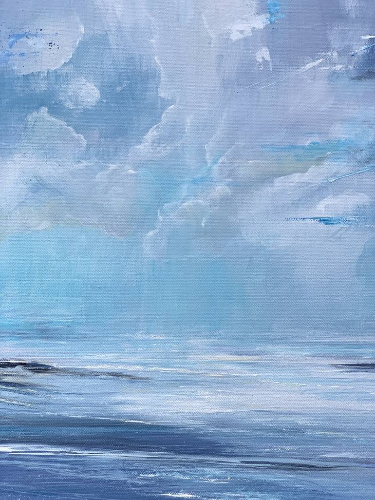 Original Impressionism Seascape Painting by Sandra Gebhardt-Hoepfner