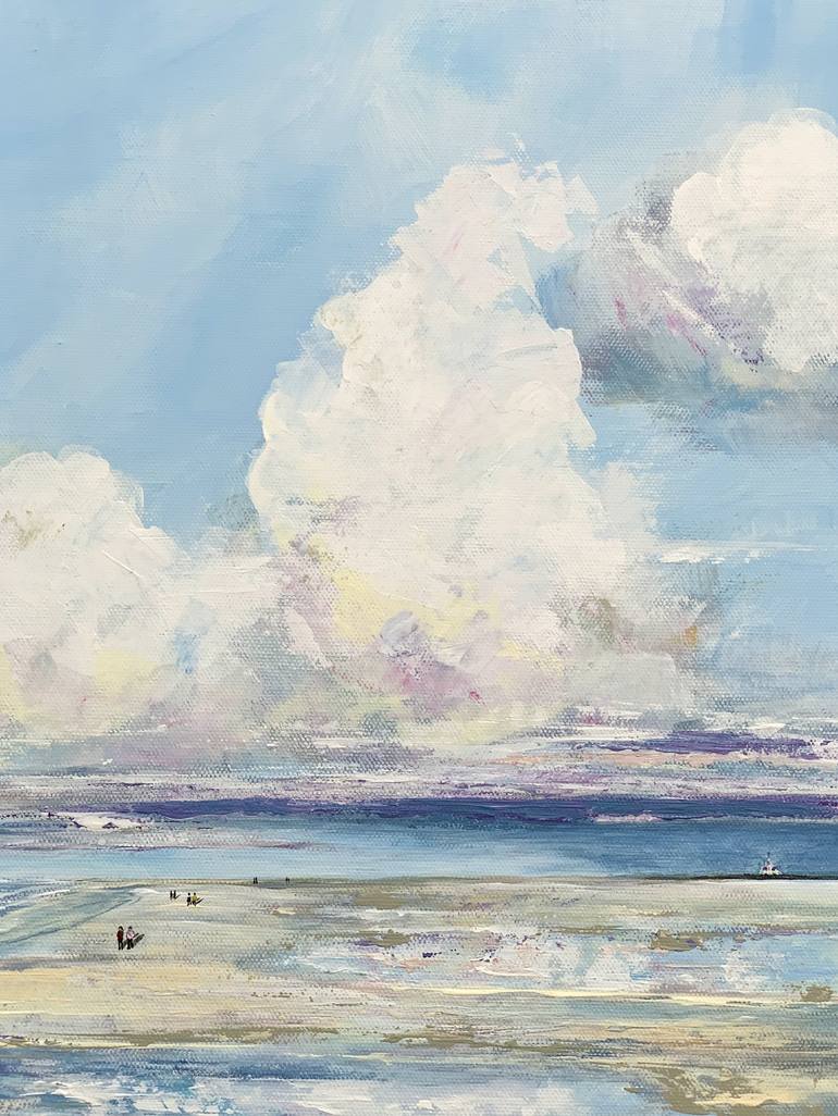 Original Beach Painting by Sandra Gebhardt-Hoepfner
