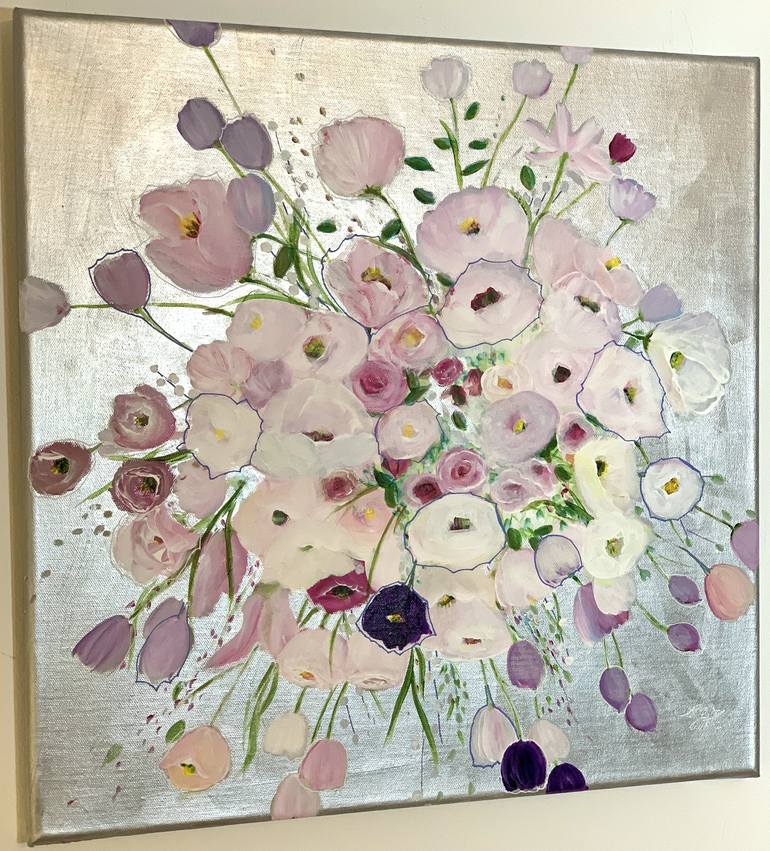 Original Floral Painting by Sandra Gebhardt-Hoepfner