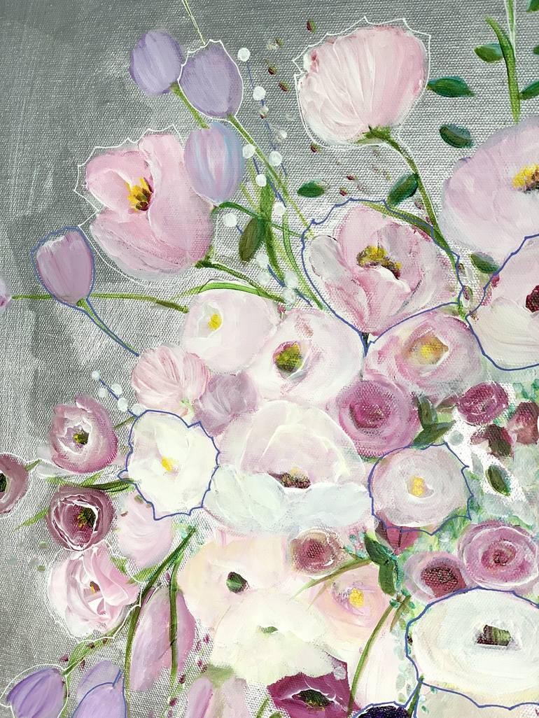 Original Floral Painting by Sandra Gebhardt-Hoepfner