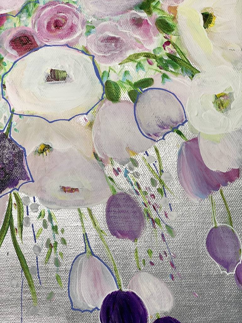 Original Floral Painting by Sandra Gebhardt-Hoepfner