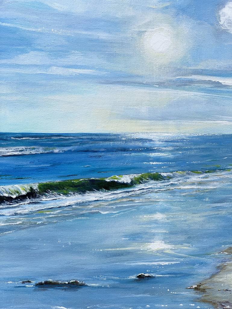 Original Modern Seascape Painting by Sandra Gebhardt-Hoepfner