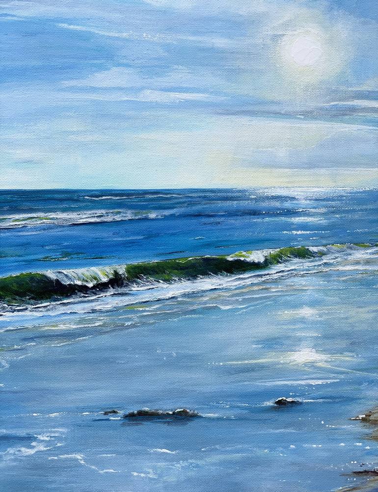 Original Modern Seascape Painting by Sandra Gebhardt-Hoepfner