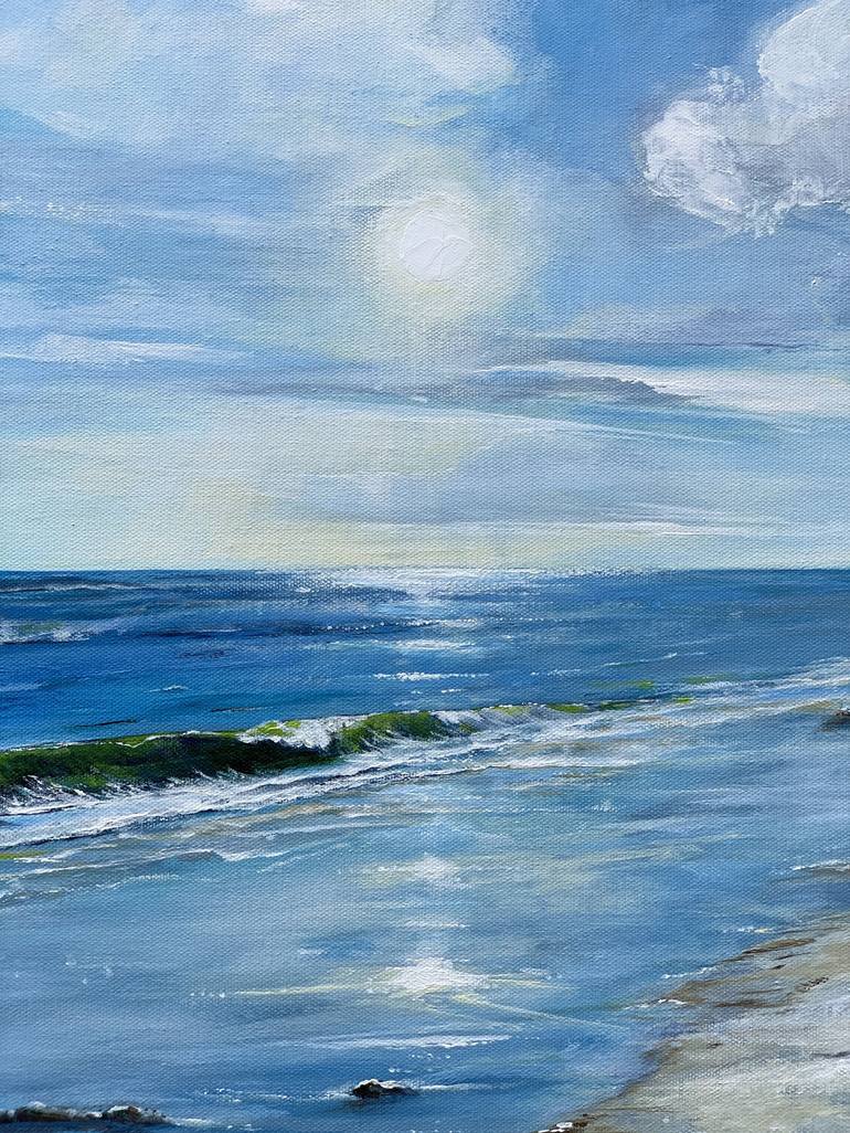 Original Modern Seascape Painting by Sandra Gebhardt-Hoepfner