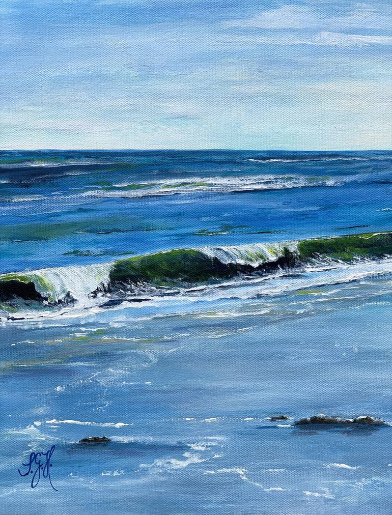 Original Modern Seascape Painting by Sandra Gebhardt-Hoepfner