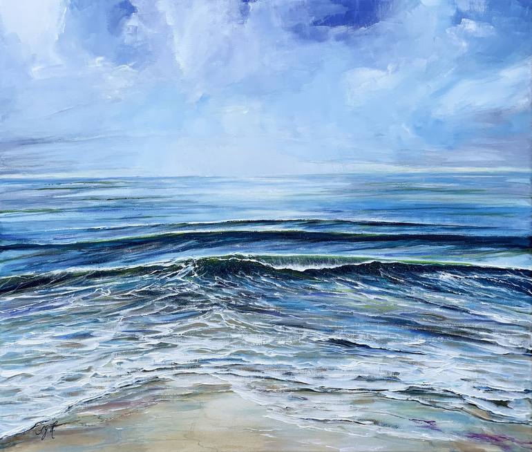 Endless Summer Painting by Sandra Gebhardt-Hoepfner | Saatchi Art