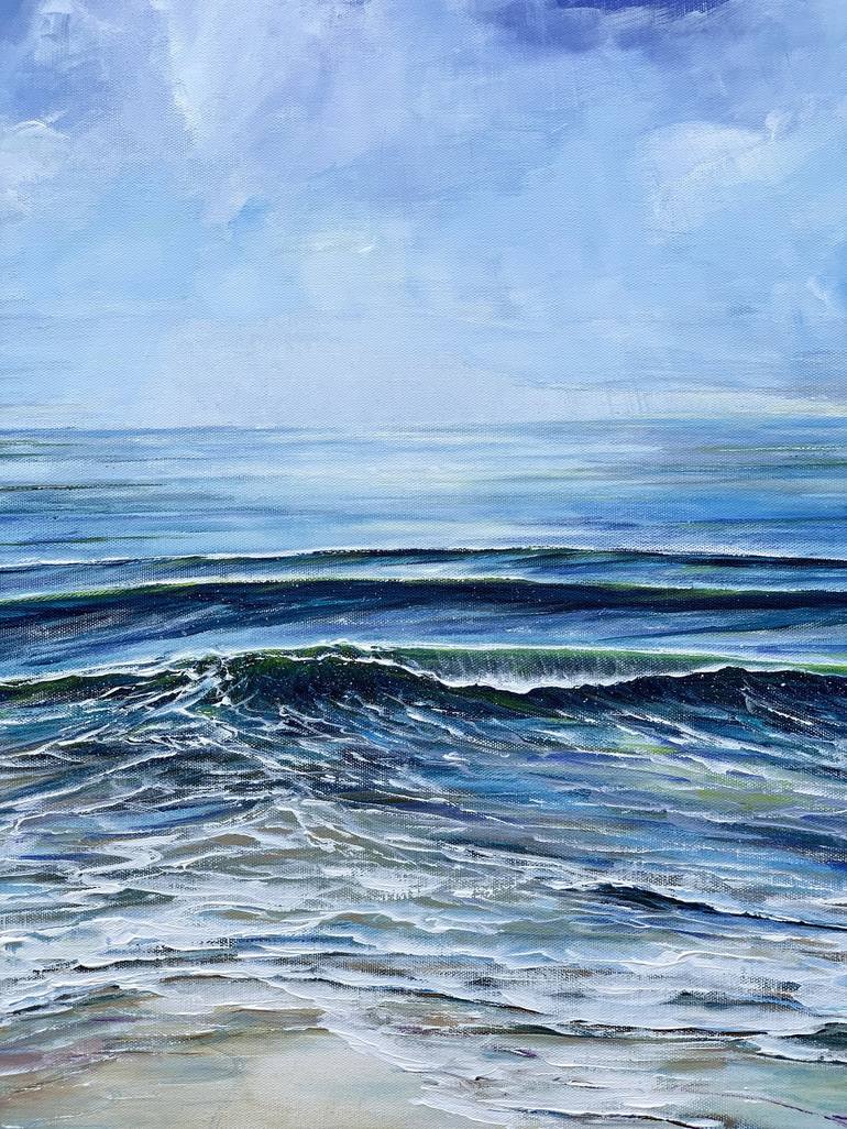 Original Fine Art Seascape Painting by Sandra Gebhardt-Hoepfner