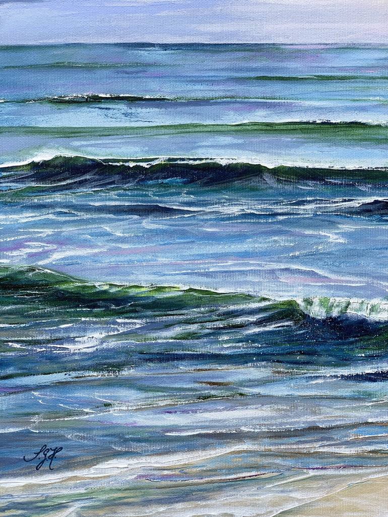 Original Impressionism Seascape Painting by Sandra Gebhardt-Hoepfner