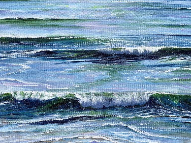 Original Impressionism Seascape Painting by Sandra Gebhardt-Hoepfner