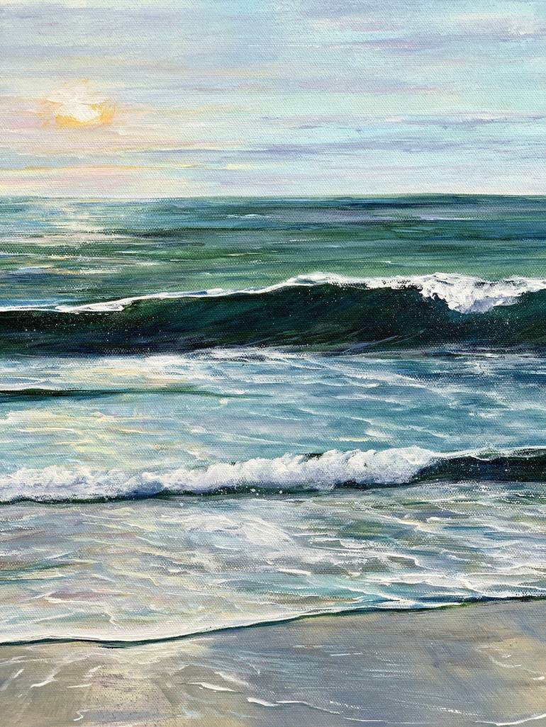 Original Impressionism Seascape Painting by Sandra Gebhardt-Hoepfner