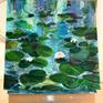 On my easel