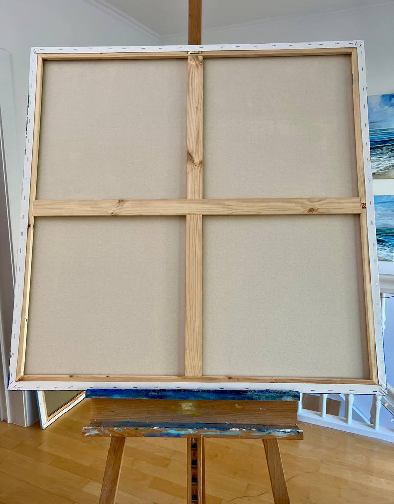 Original Abstract Floral Painting by Sandra Gebhardt-Hoepfner