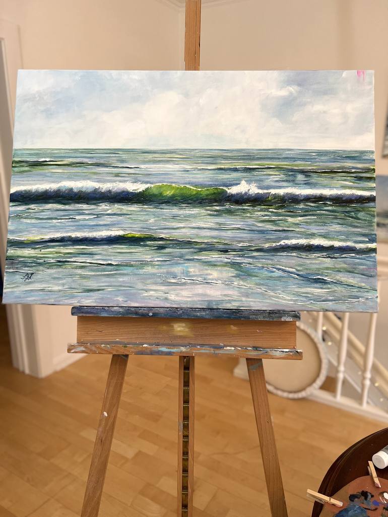 Original Seascape Painting by Sandra Gebhardt-Hoepfner