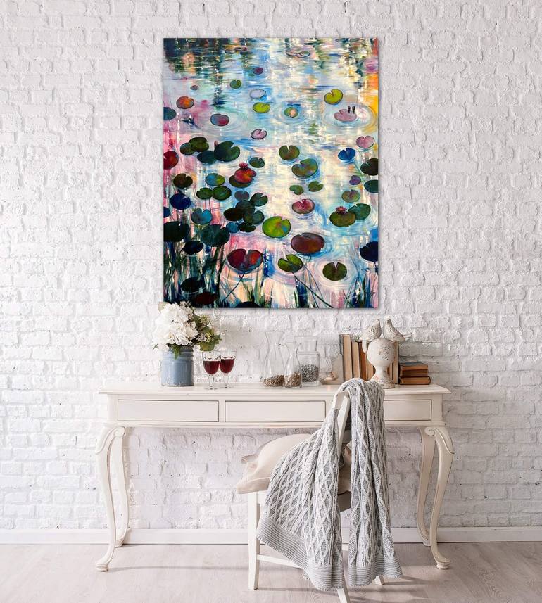 Original Impressionism Floral Painting by Sandra Gebhardt-Hoepfner