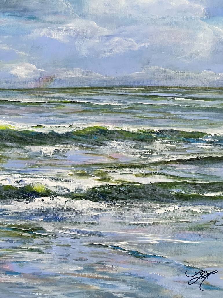 Original Seascape Painting by Sandra Gebhardt-Hoepfner