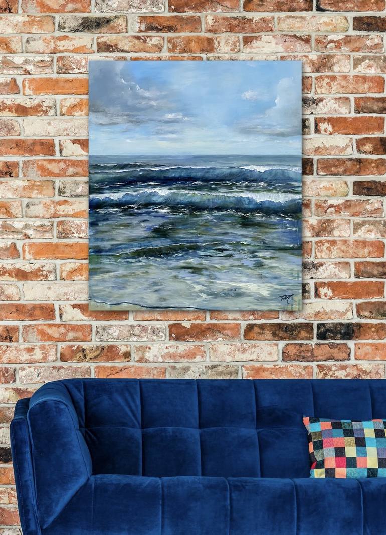 Original Beach Painting by Sandra Gebhardt-Hoepfner