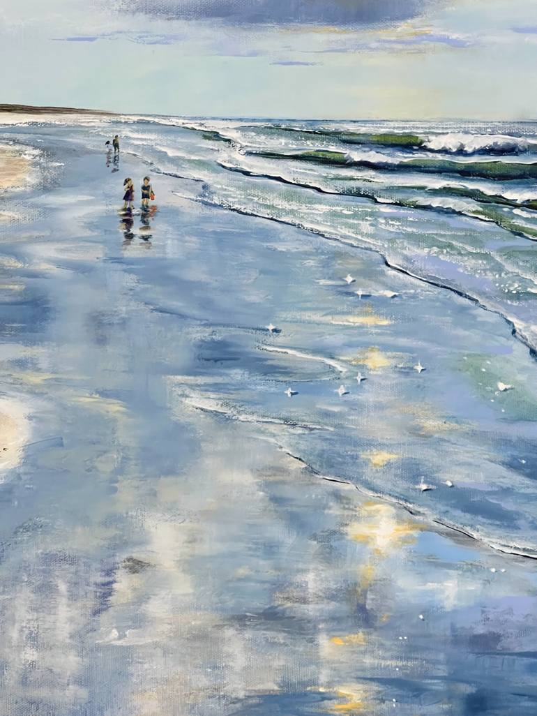 Original Beach Painting by Sandra Gebhardt-Hoepfner