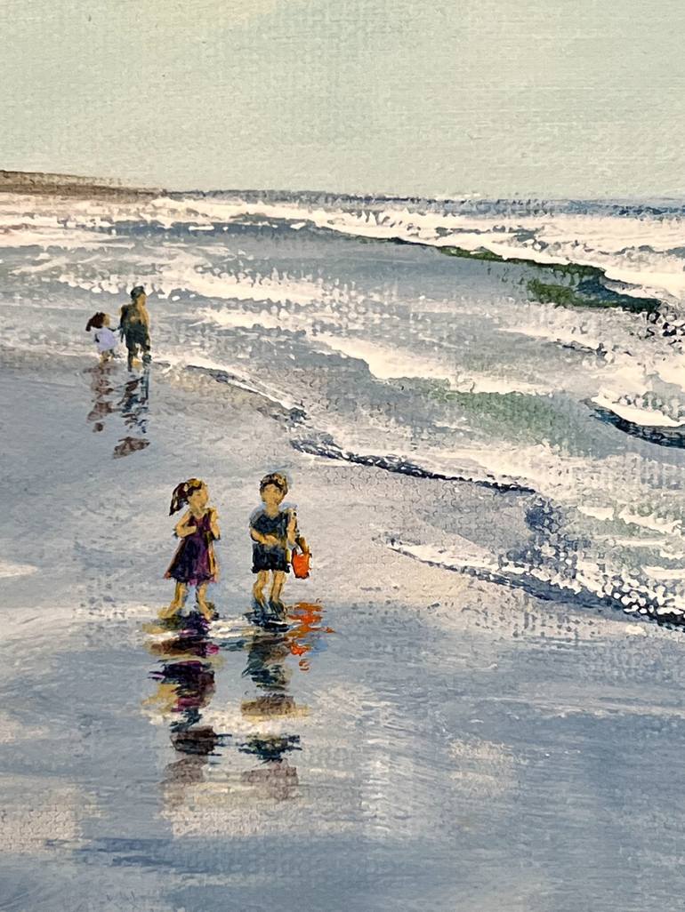 Original Beach Painting by Sandra Gebhardt-Hoepfner