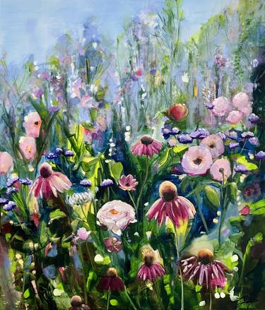 Original Floral Paintings by Sandra Gebhardt-Hoepfner