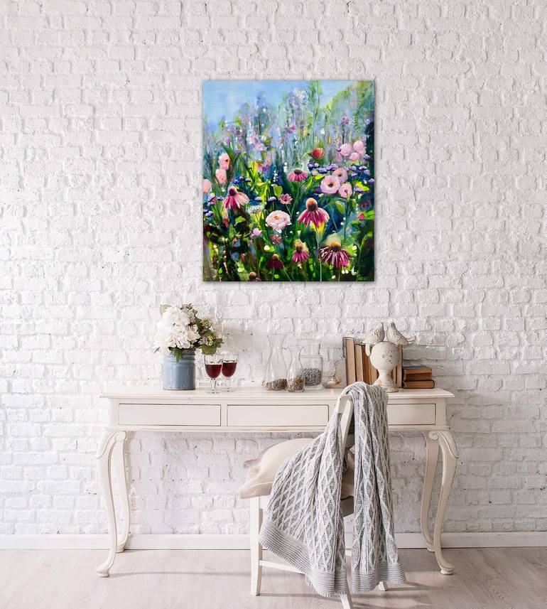 Original Fine Art Floral Painting by Sandra Gebhardt-Hoepfner