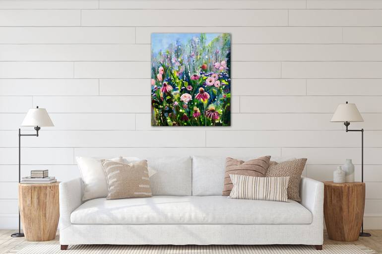 Original Fine Art Floral Painting by Sandra Gebhardt-Hoepfner