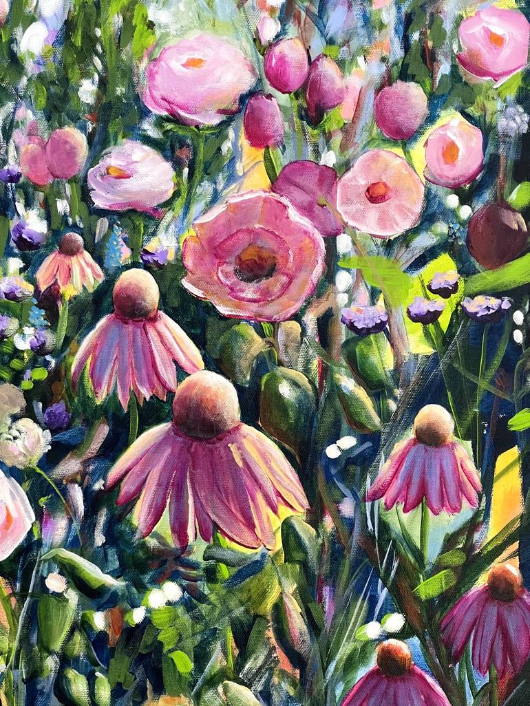 Original Fine Art Floral Painting by Sandra Gebhardt-Hoepfner