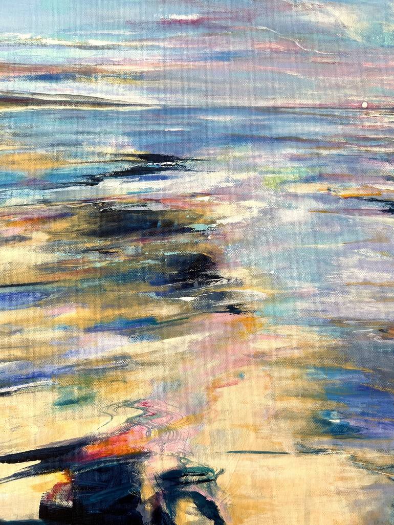 Original Abstract Seascape Painting by Sandra Gebhardt-Hoepfner