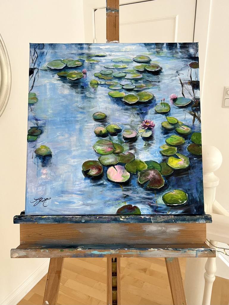 Original Impressionism Water Painting by Sandra Gebhardt-Hoepfner