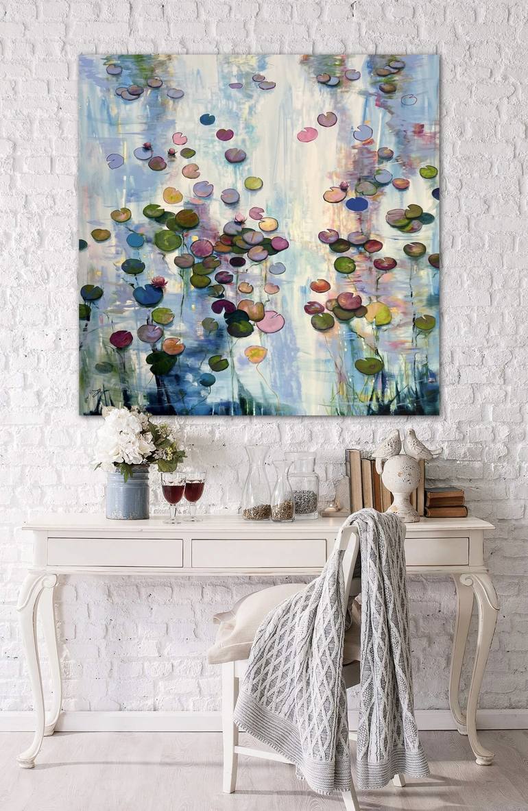 Original Fine Art Floral Painting by Sandra Gebhardt-Hoepfner