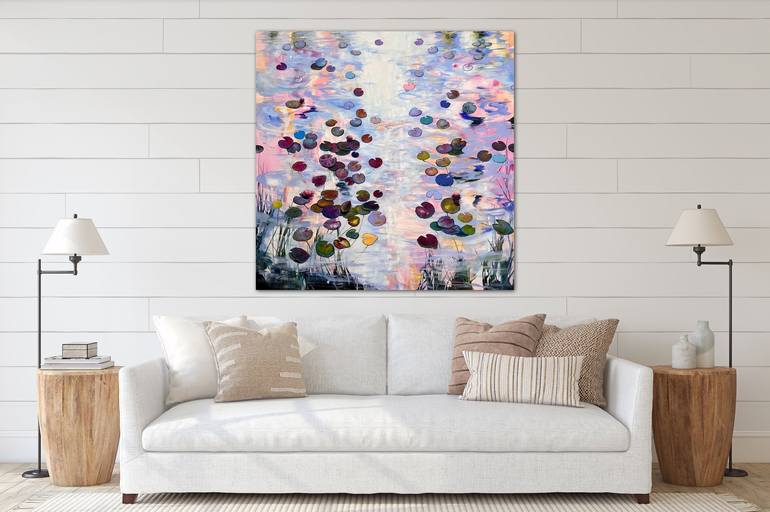 Original Impressionism Floral Painting by Sandra Gebhardt-Hoepfner