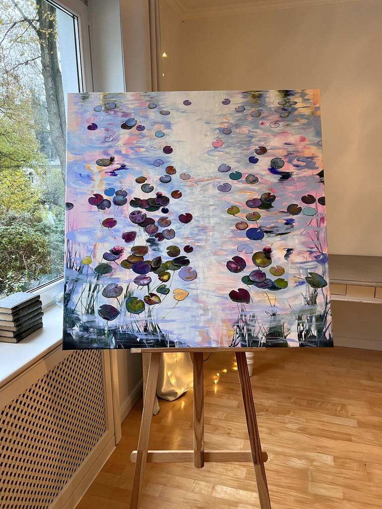 Original Impressionism Floral Painting by Sandra Gebhardt-Hoepfner