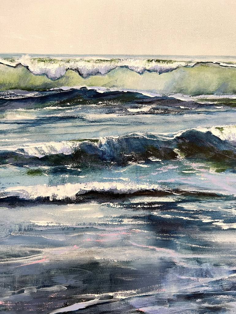 Original Fine Art Seascape Painting by Sandra Gebhardt-Hoepfner