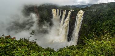 Panorama of Jog Waterfalls in Karnataka State, India - Limited Edition of 5 thumb